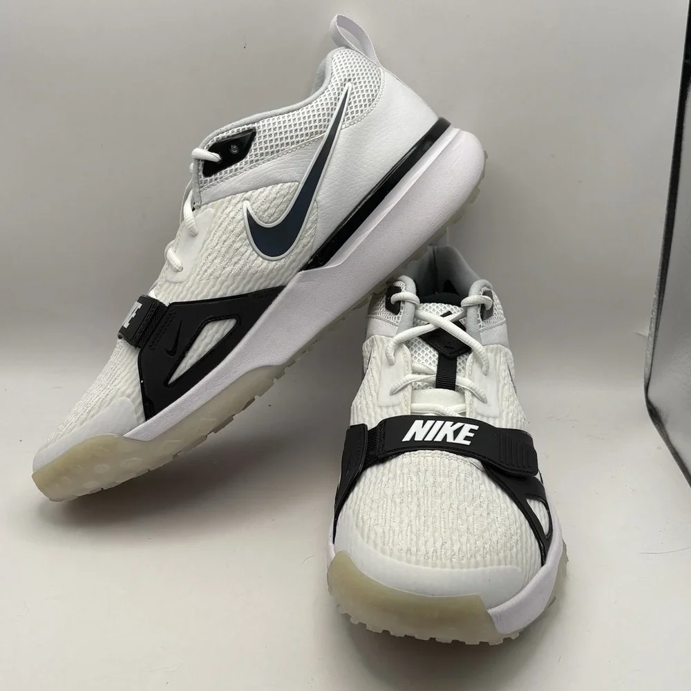 Nike Air Zoom Diamond Elite Turf Dz0503-103 Men's 13 White Baseball Shoes‎